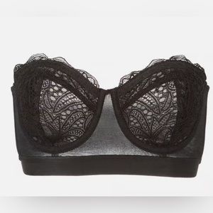 Lively underwire lace strapless bra